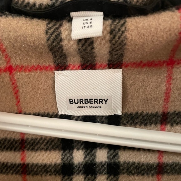 Burberry navy blue duffle coat - Picture 2 of 4